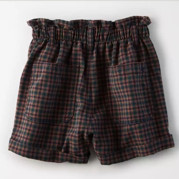 American Eagle Plaid Mom Shorts 10 - Picture 3 of 10